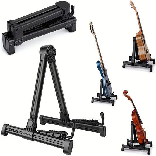 Universal Electric Guitar Stand A Frame Musical Rack Holder Folding