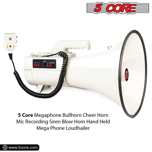 Megaphone Bullhorn Cheer Horn Siren Blow Horn Loudhailer 4501 USB