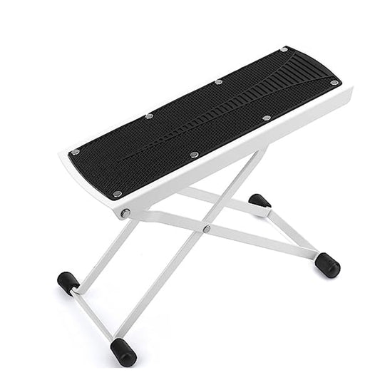 Guitar Footstool  Foot Rest Stand with 6-Level Height GFS WHTE